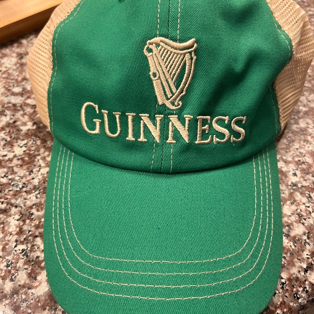 Guinness Green and Tan Baseball Cap